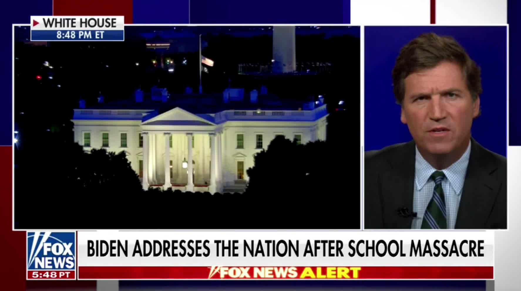 Tucker Carlson rips into Biden's speech about the tragic shooting in Texas