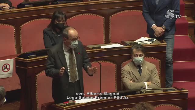 Alberto Bagnai (Lega), Senato, 31/3/21