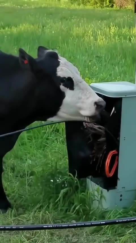 Why Would A Cow Eating A Copper Wire And Plastic?