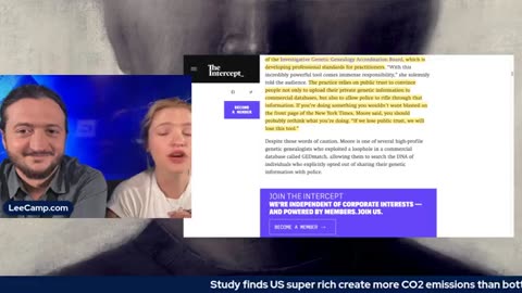 DNA Data is now being used against People [ Lee Camp]