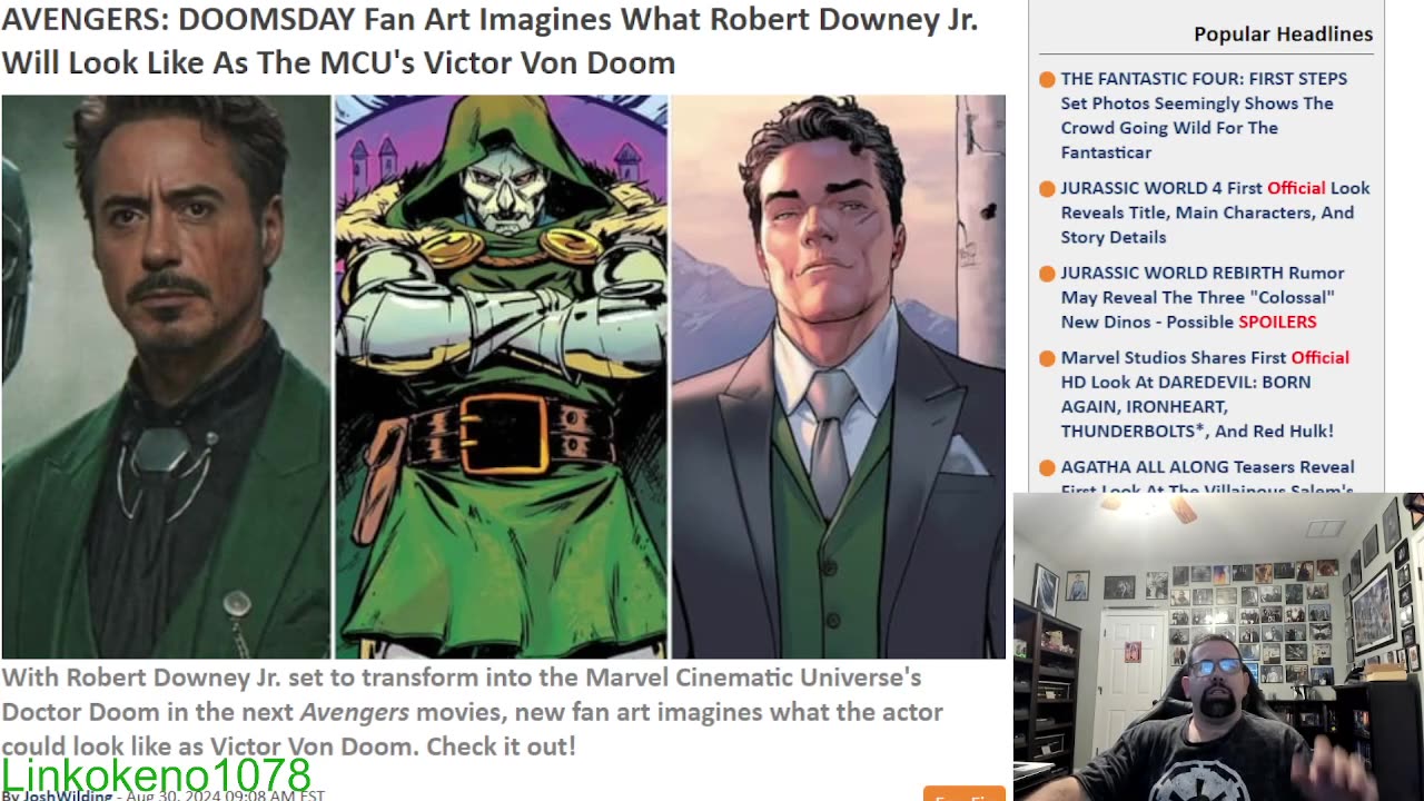 Marvel's fan art shows a look at RDJ as Dr Doom