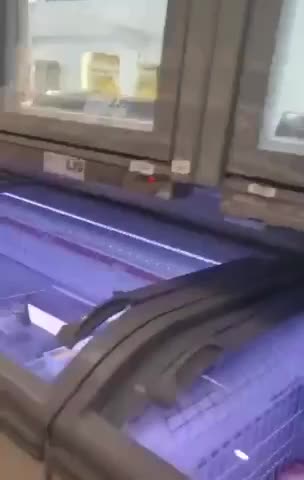 In Netherlands almost all cities, you can see such empty shelves