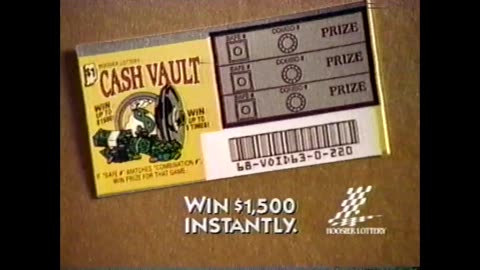 November 20, 1993 - Hoosier Lottery's High Card Instant Game