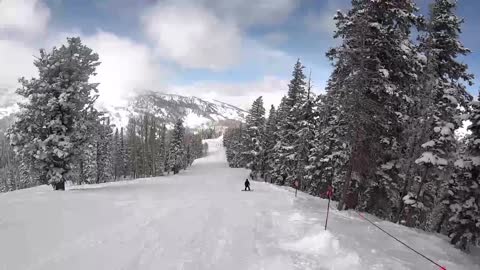 Fresh snow in Utah