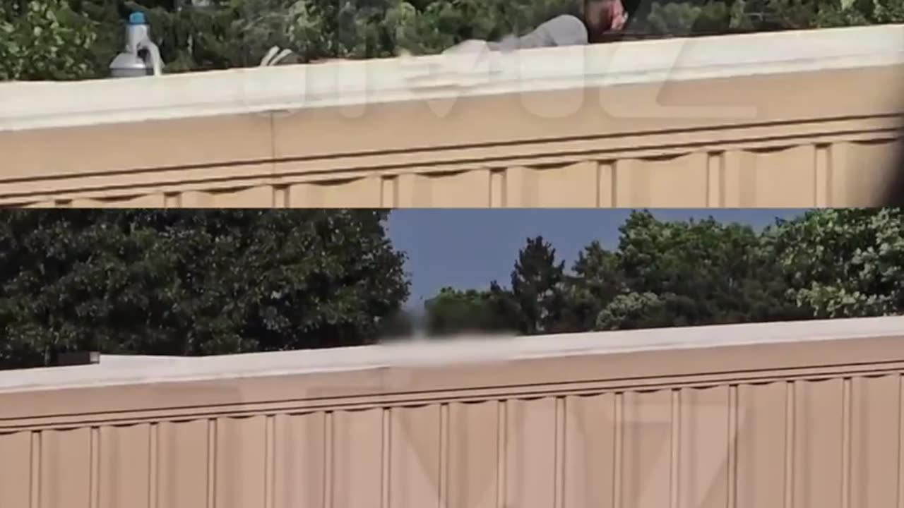 Trumps Shooter Captured on Camera right before Taking the shots