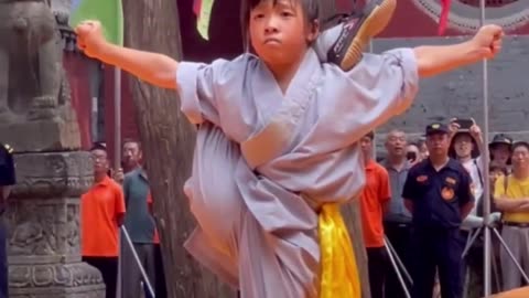 Young Shaolin Star: Martial Arts Prodigy! 🥋👧🌟✨🏆🎽