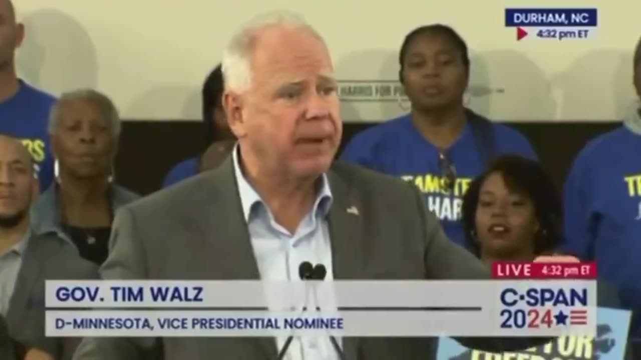 Tim Walz's mother will vote for Trump/JD Vance after watching this video of him