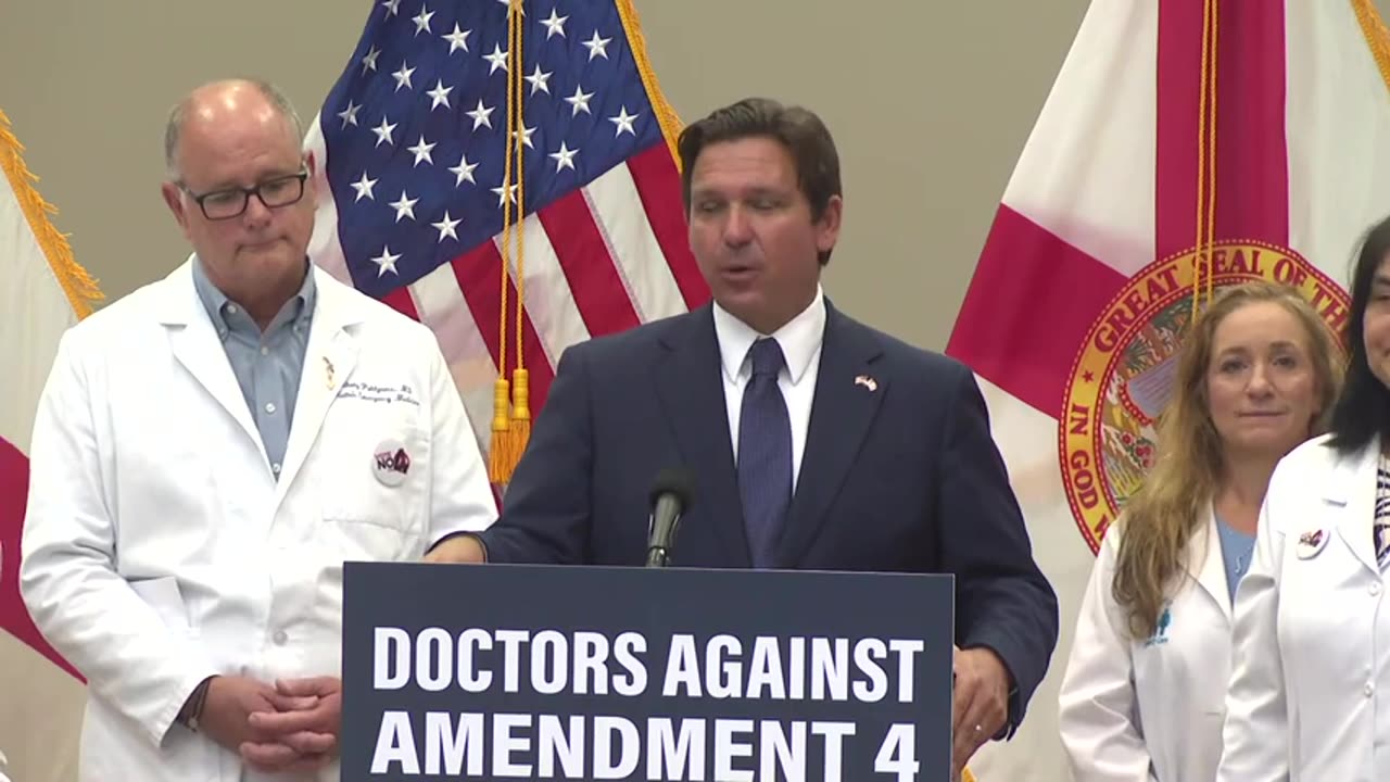 FLORIDA, GOVERNOR DESANTIS FIGHTS FOR LIFE, JACKSONVILLE