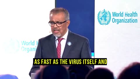 WHO chief dr. Tedros: "Internet platforms have turbocharged spread of misinformation...mistrust...