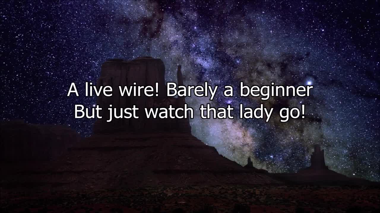 Dance the Starry Night Away -- With wine and LoveBug.