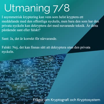 Frågor om Kryptografi och Kryptosystem-7