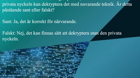 Frågor om Kryptografi och Kryptosystem-7