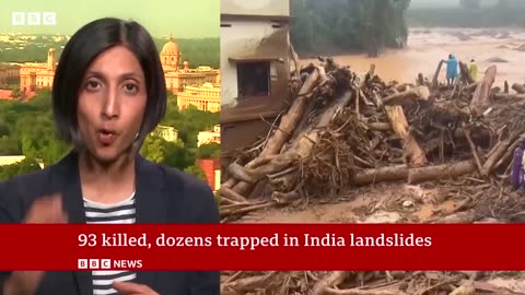 India landslides: Many feared dead and dozens trapped