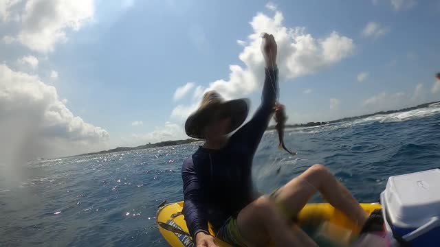 Eric and Josue go Kayak fishing in May 2022, Bermuda.