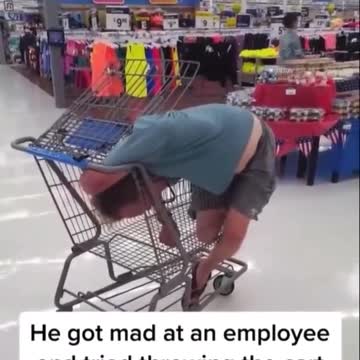 When you're stuck in a shopping cart