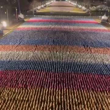 Biden Inauguration - Since Machine votes can't come, they brought flags
