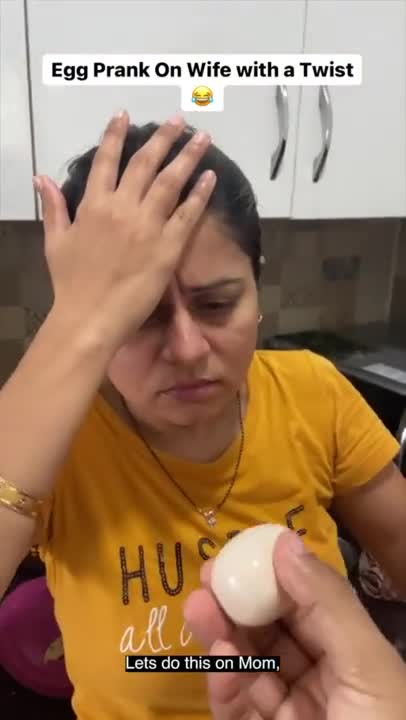 Egg Prank With Mom