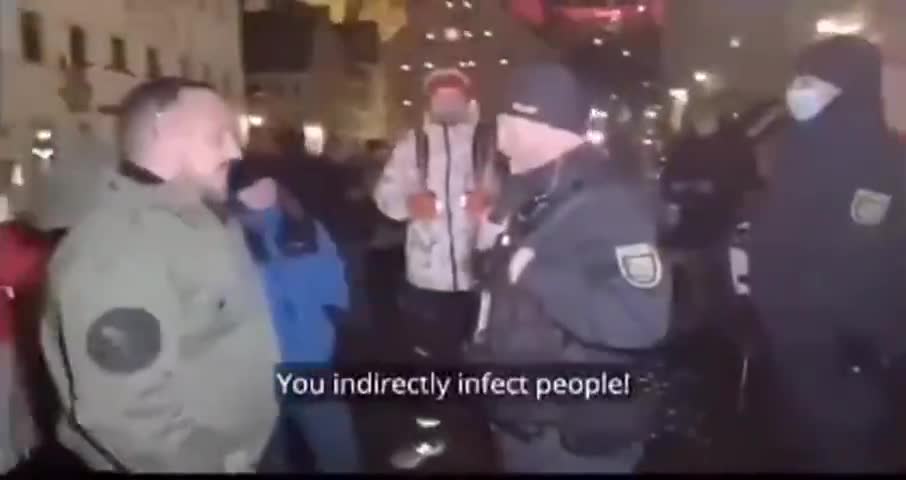 ''The unvaccinated aren't human and are killers'' - German Police