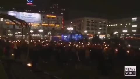 STOCKHOLM SWEDEN RISING UP AGAINST VACCINE PASSPORTS