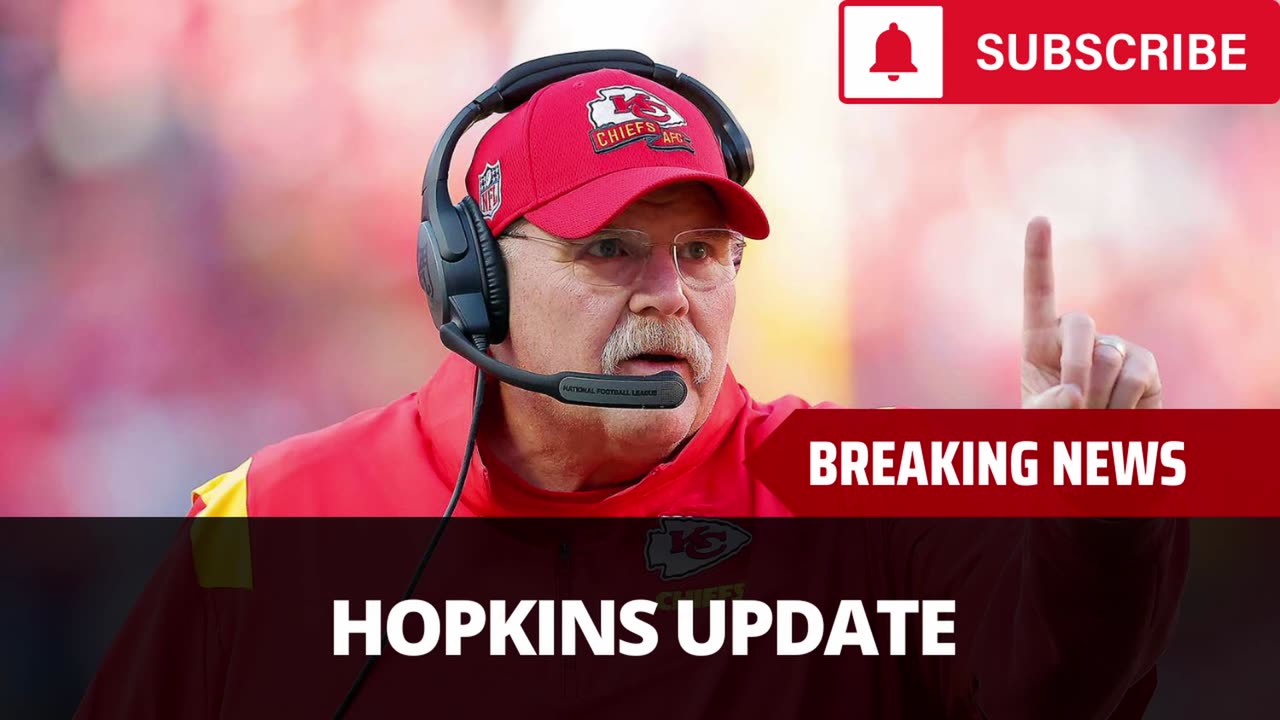 Andy Reid Speaks On If DeAndre Hopkins Will Play Sunday