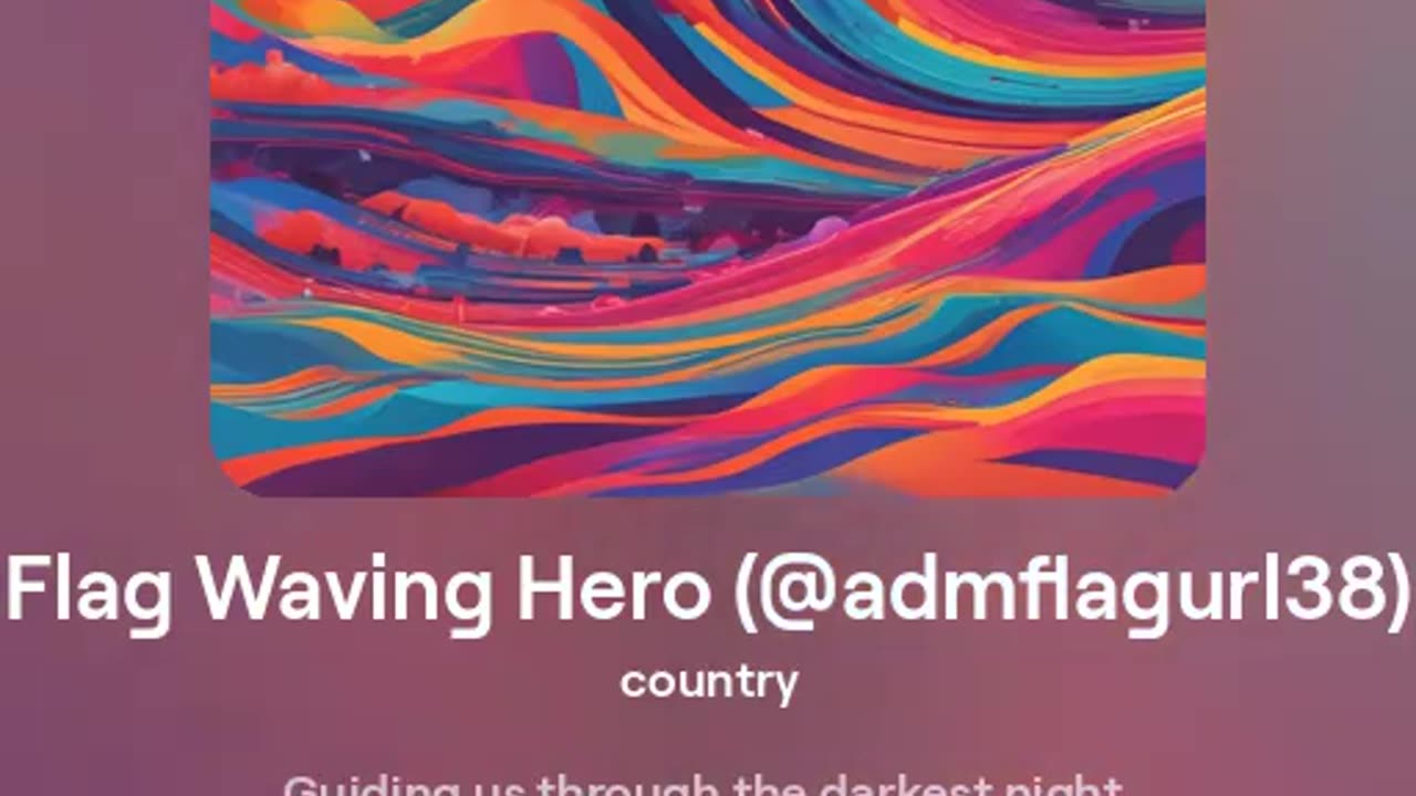 Flag Waving Hero (@admflagurl38)