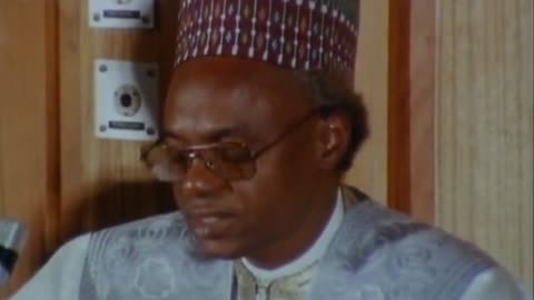 Alhaji Shehu Shagari & Dr. Julius Nyerere Speaking At A Press Conference In Nigeria | Sept 1981