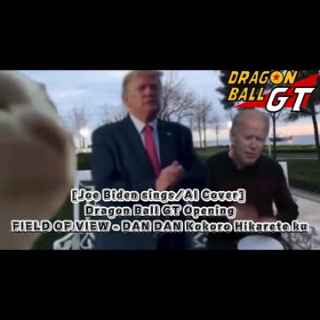 [Joe Biden sings/AI Cover] Dragon Ball GT Opening FIELD OF VIEW - DAN DAN Kokoro Hikarete ku