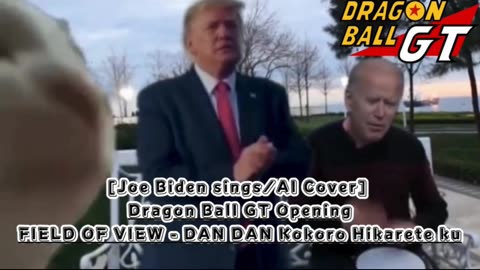 [Joe Biden sings/AI Cover] Dragon Ball GT Opening FIELD OF VIEW - DAN DAN Kokoro Hikarete ku