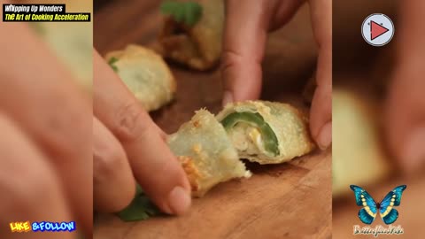 Jalapeno Poppers Egg Rolls