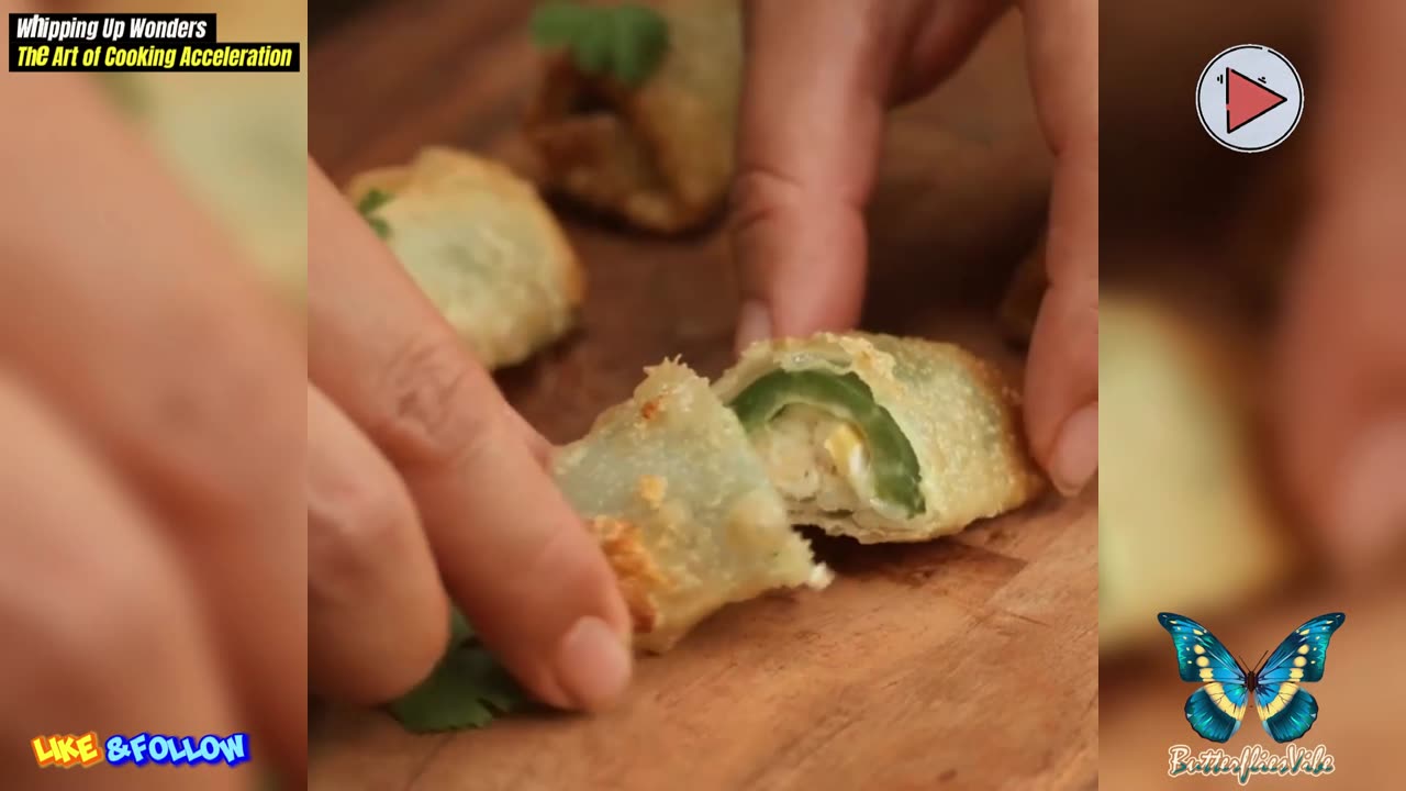 Jalapeno Poppers Egg Rolls