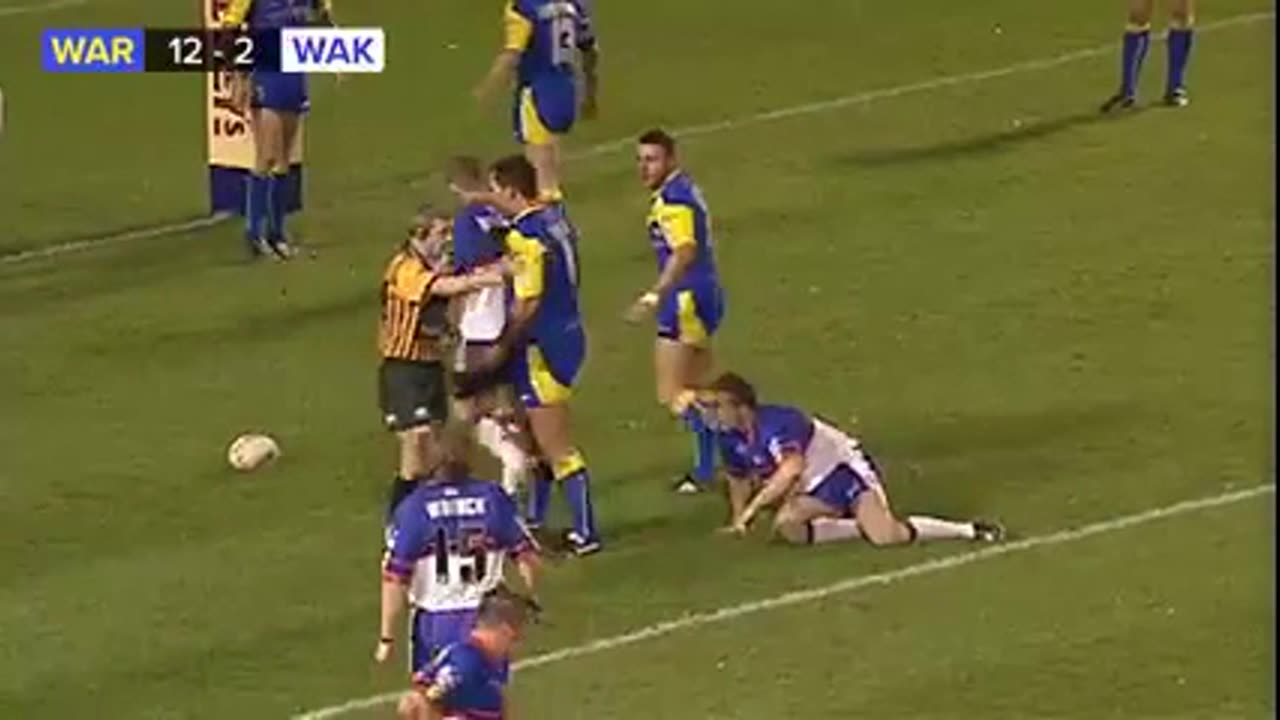 2004. Super League 09. Round 01 Of 28. Warrington Vs Wakefield