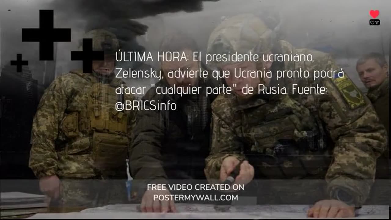 Zelensky advierte que Ucrania pronto podrá atacar "cualquier parte" de Rusia.