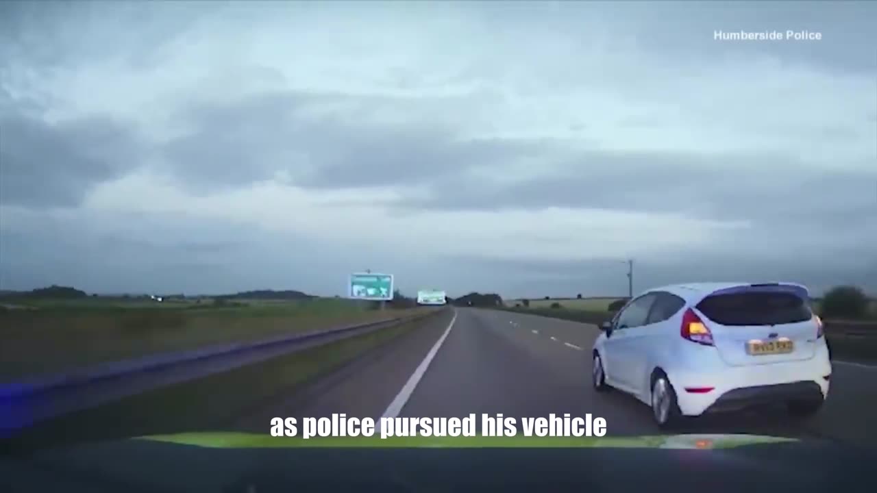 Dash cam Footage of a car Crash