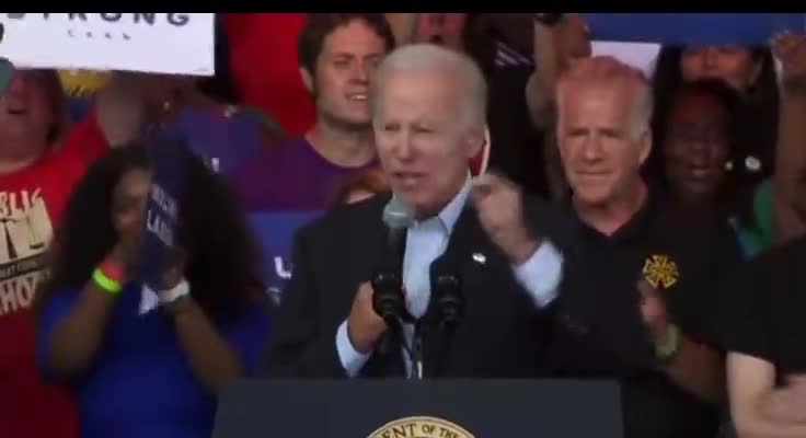 WATCH: Unhinged Biden LOSES IT in Milwaukee