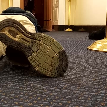 The upstairs of the capitol was out down at gun point