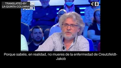 Un hombre denuncia en la television lo ocurrido a su mujer tras vacunarse con Pfizer.