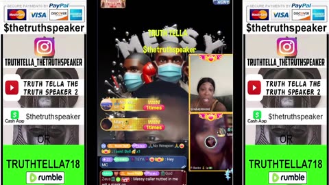 PETTY BANKS VS SUMMERAINE ON MESSY CALLER LIVE