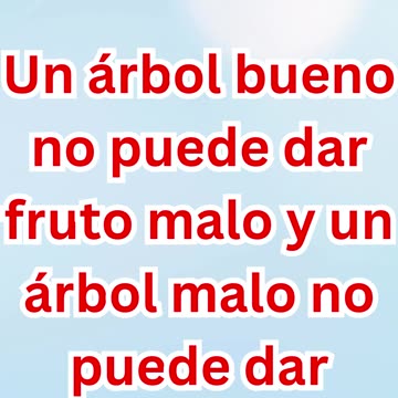 "El Árbol y sus Frutos: Discerniendo el Bien del Mal" Mateo 7:18.#shorts #youtube #yt #yt