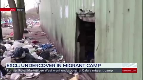 Lee West went undercover to a French migrant camp