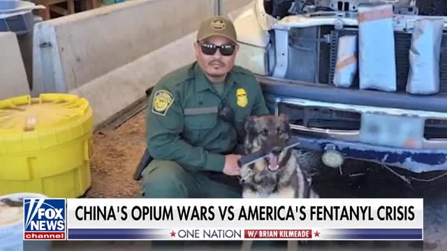 Fetanyl flows from China through Cartels and into America via southern border