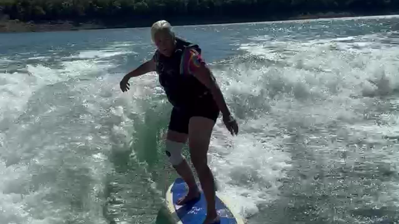 Nana really does Surf.