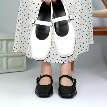 AIYUQI Mary Jane Shoes Female Genuine Leather 2024 New Snap Ballet Shoes Women S