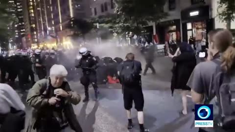 Canadian police clashed with pro-Palestinian protesters in Montreal