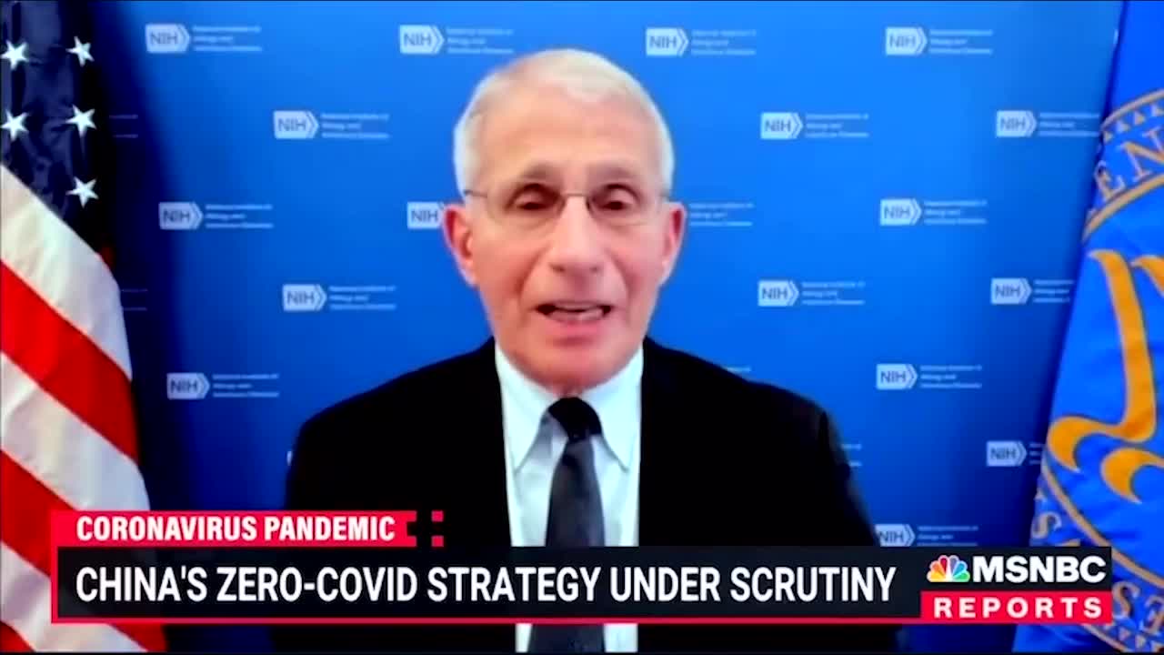 "You Use Lockdowns to Get People Vaccinated." - Dr. Anthony Fauci