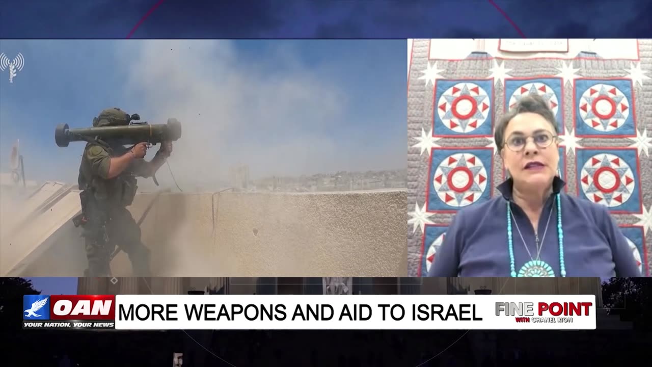 Fine Point - More Weapons and Aid to Israel - With Harriet Hageman