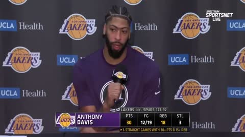 FIRST TAKE Stephen A 'outburst' Anthony 'King' Davis puts up MVP numbers in Lakers' win over Spurs