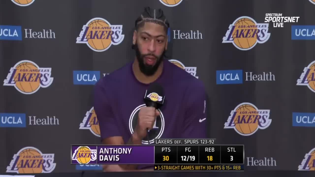 FIRST TAKE Stephen A 'outburst' Anthony 'King' Davis puts up MVP numbers in Lakers' win over Spurs