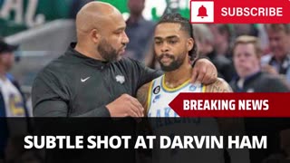 D'Angelo Russell Takes Subtle Shot At Darvin Ham