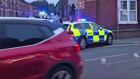 Another stabbing reported in Sheffield. There are many injured. Lots of police