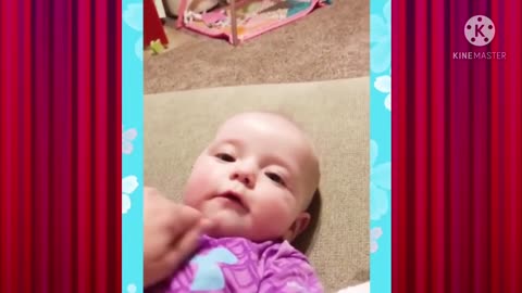 Videos of funny babies, lots of laughs